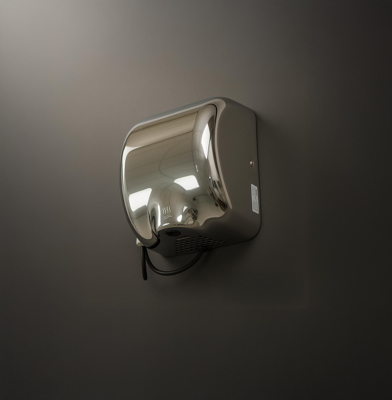 Higestone Design Handdroger RVS Hoogglans – 1300 Watt